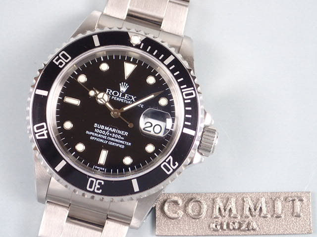 ロレックス サブマリーナー Ref.16610 ブラック文字盤 中古 submariner-80