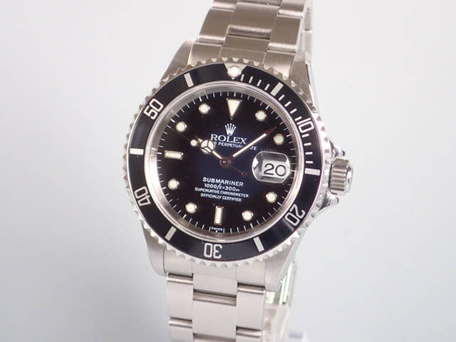 ロレックス サブマリーナー Ref.16610 ブラック文字盤 中古 submariner-80