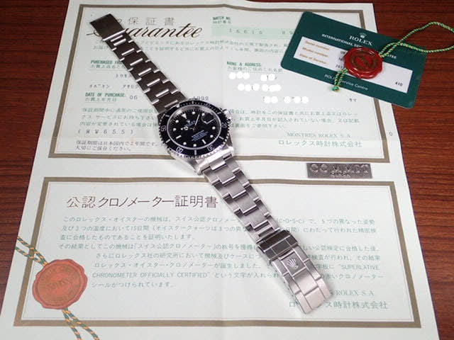 ロレックス サブマリーナー Ref.16610 ブラック文字盤 中古 submariner-80