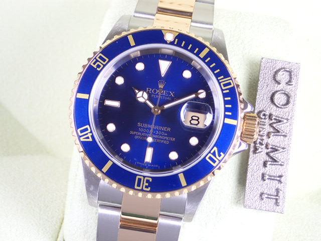 Rolex Submariner combination model blue sub Z serial number Ref.16613