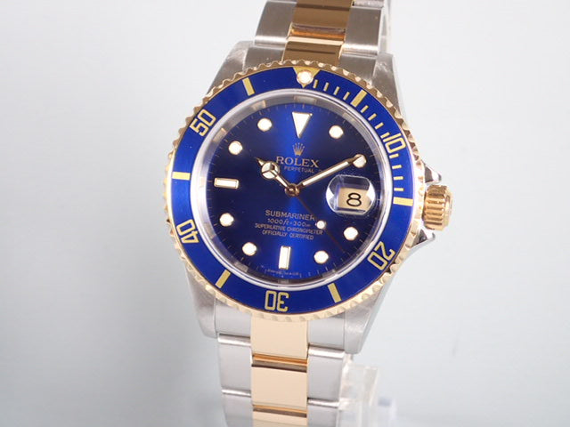 Rolex Submariner combination model blue sub Z serial number Ref.16613