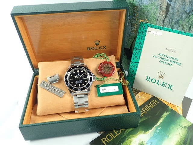 ロレックス サブマリーナー Ref.16610 ブラック文字盤 中古 submariner-235