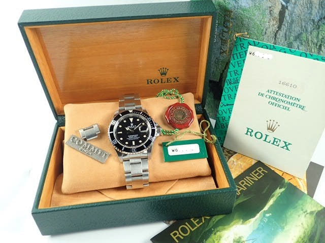ロレックス サブマリーナー Ref.16610 ブラック文字盤 中古 submariner-235