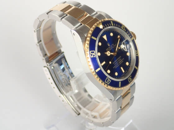 ロレックス サブマリーナー Ref.16803 ブルー文字盤 中古 submariner-8