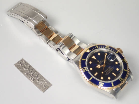 ロレックス サブマリーナー Ref.16803 ブルー文字盤 中古 submariner-8