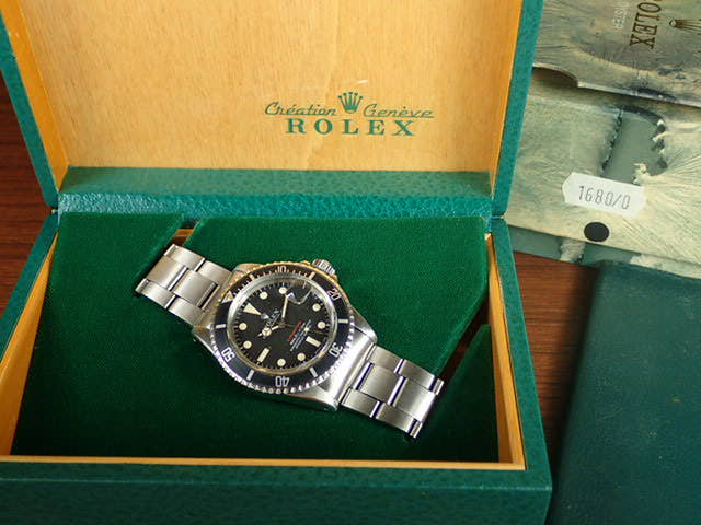 ロレックス サブマリーナー Ref.1680 ブラック文字盤 中古 submariner-90