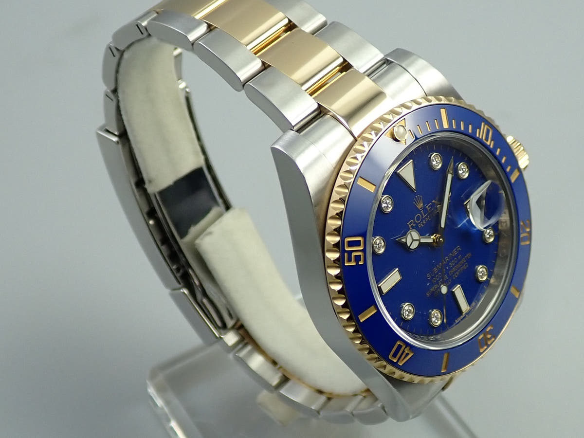 ロレックス サブマリーナー デイト Ref.116613GLB ブルー×8P文字盤 中古 2TYU9YZW
