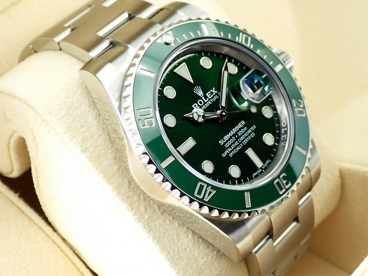 ロレックス サブマリーナー デイト Ref.116610LV ステンレススチール グリーン文字盤