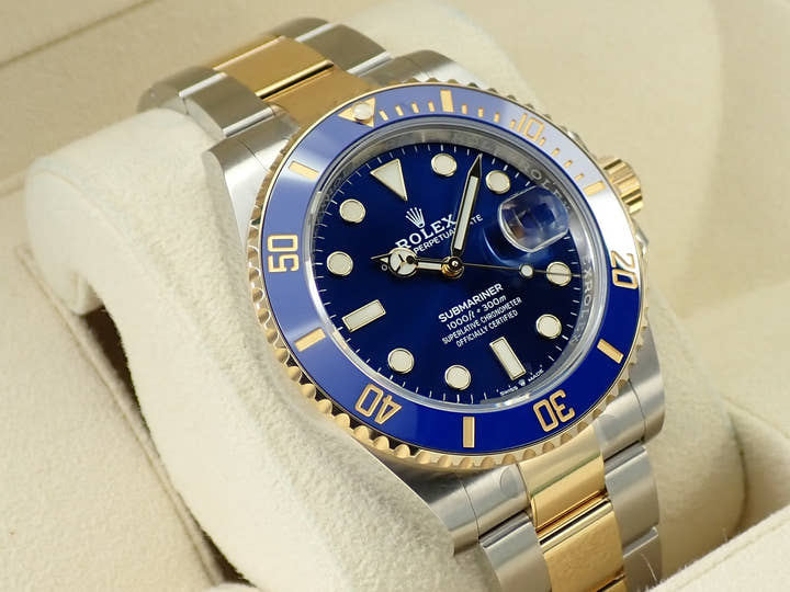 ロレックス サブマリーナー デイト Ref.126613LB ステンレススチール/イエローゴールド ブルー文字盤