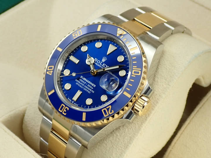 ロレックス サブマリーナー デイト Ref.126613LB ステンレススチール/イエローゴールド ブルー文字盤