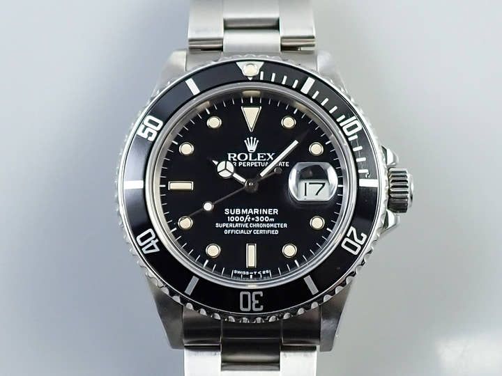 Rolex Submariner Date Ref. 16800 Stainless Steel Black Dial