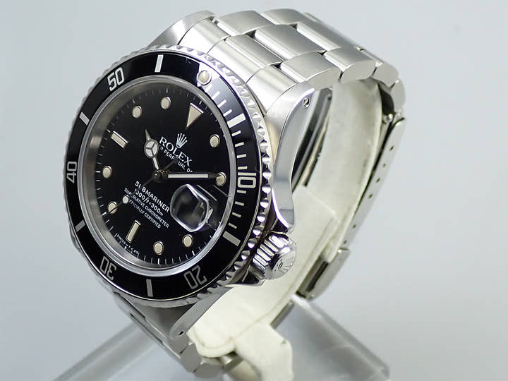 Rolex Submariner Date Ref. 16800 Stainless Steel Black Dial