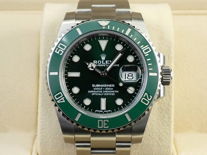 Rolex Submariner Date Ref. 116610LV Stainless Steel Green Dial