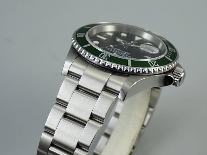 ロレックス サブマリーナー デイト Ref.16610LV ステンレススチール ブラック文字盤