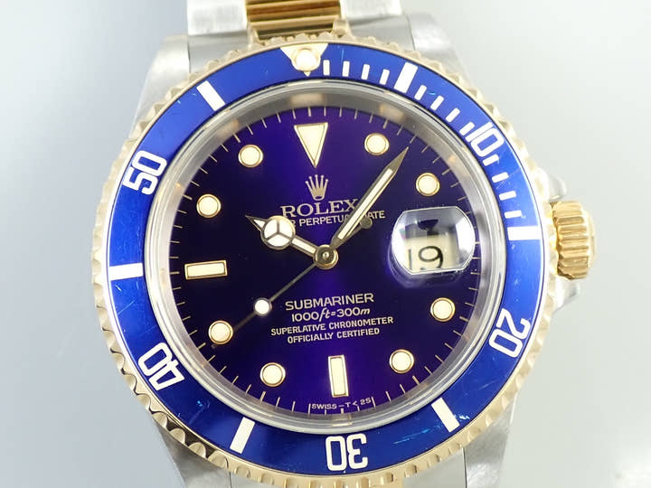 Rolex Submariner Date Ref. 16613 Stainless Steel/Yellow Gold Blue Dial