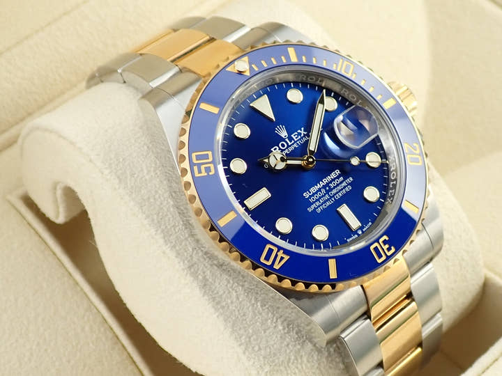 ロレックス サブマリーナー デイト Ref.126613LB ステンレススチール/イエローゴールド ブルー文字盤