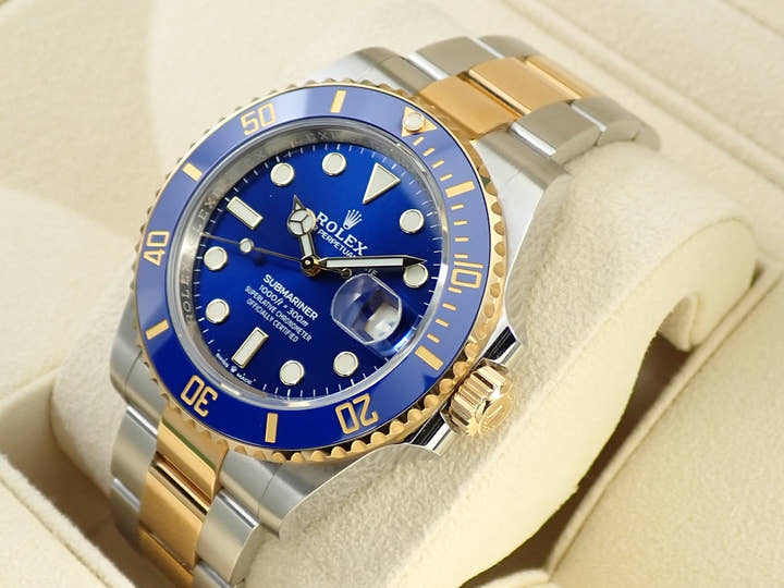 ロレックス サブマリーナー デイト Ref.126613LB ステンレススチール/イエローゴールド ブルー文字盤