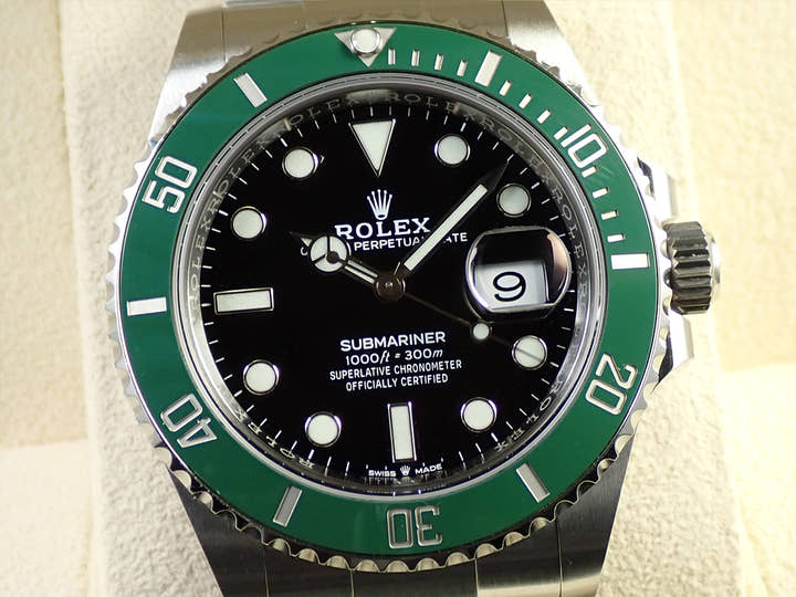 ロレックス サブマリーナー デイト Ref.126610LV ステンレススチール ブラック文字盤