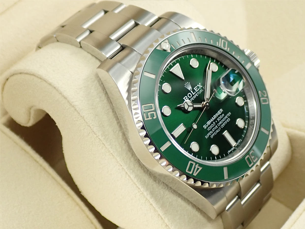 ロレックス サブマリーナー デイト Ref.116610LV グリーン文字盤 中古 Y1MXLKPF