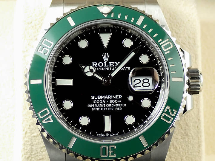 ロレックス サブマリーナー デイト Ref.126610LV ステンレススチール ブラック文字盤