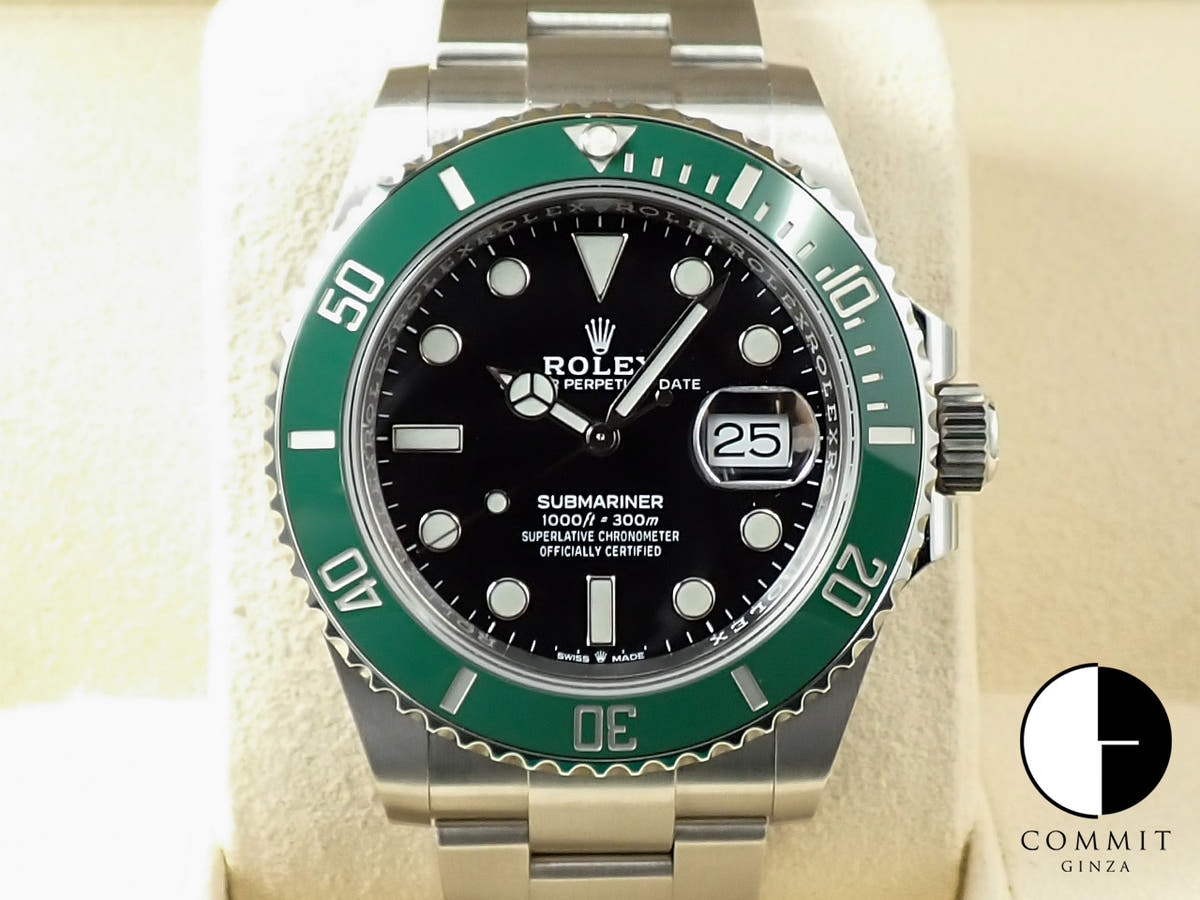 ロレックス サブマリーナー デイト Ref.126610LV ブラック文字盤 美品 4AL6ACLW