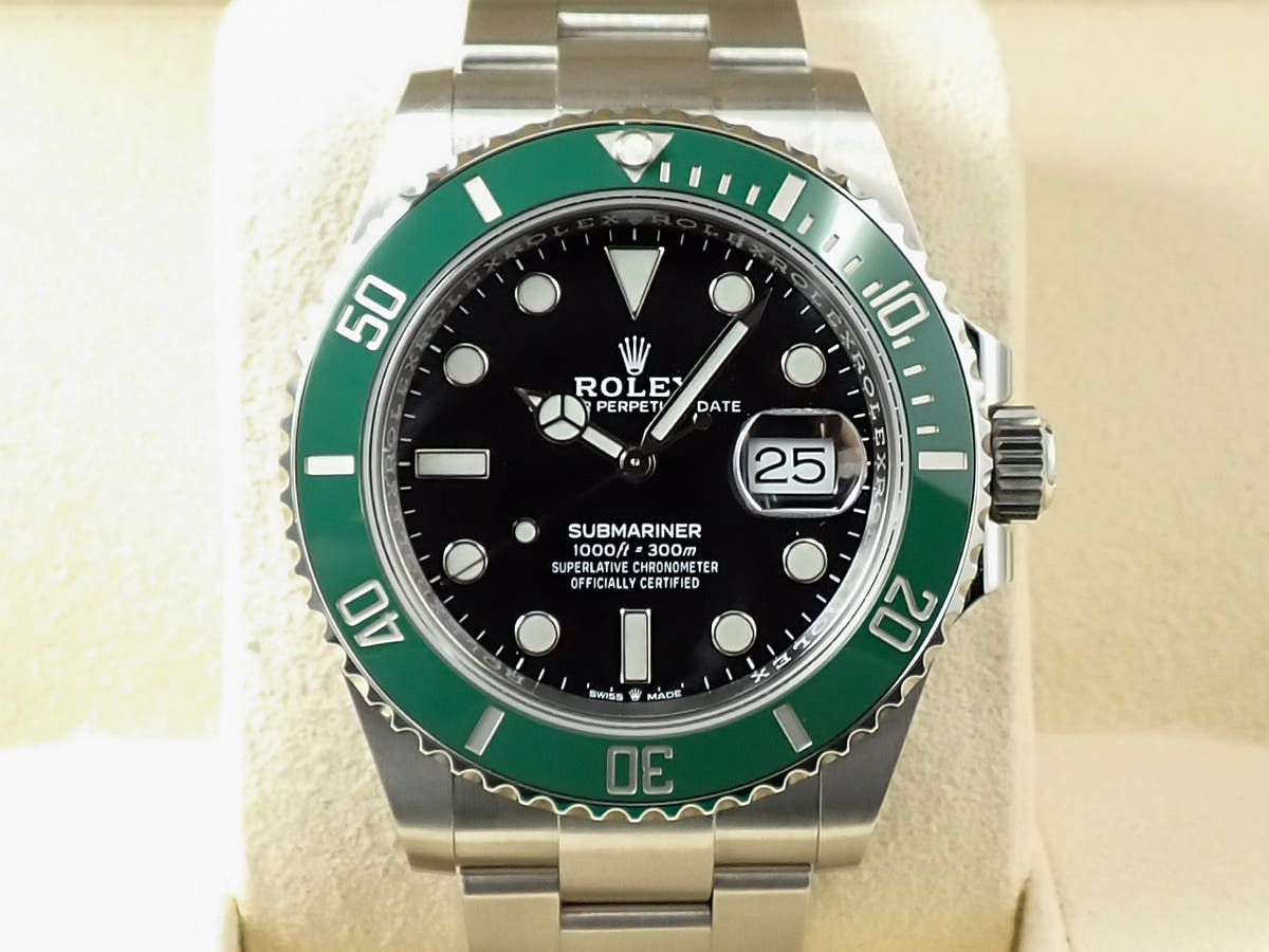 ロレックス サブマリーナー デイト Ref.126610LV ブラック文字盤 美品 4AL6ACLW