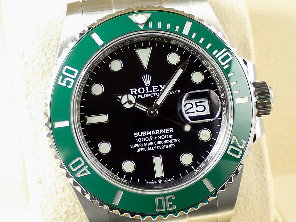ロレックス サブマリーナー デイト Ref.126610LV ブラック文字盤 美品 4AL6ACLW