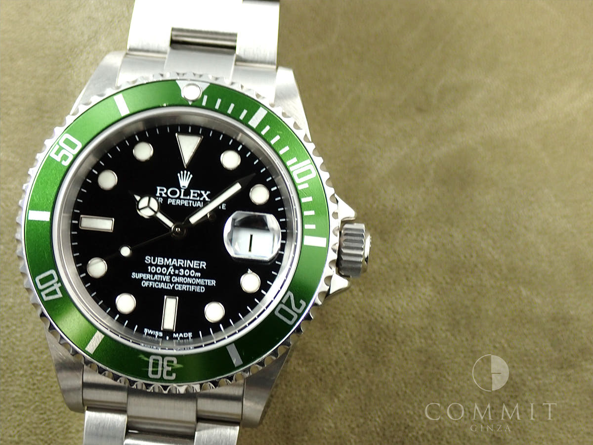 ロレックス サブマリーナー デイト Ref.16610LV ブラック文字盤 美中古 98C86100
