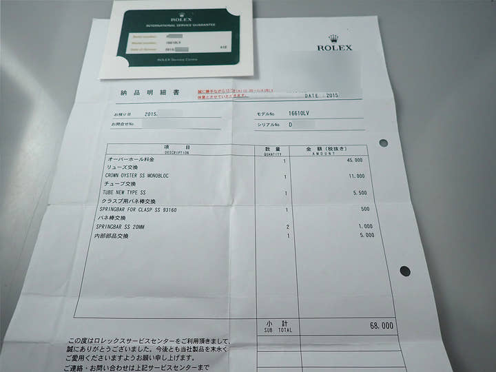 ロレックス サブマリーナー デイト Ref.16610LV ステンレススチール ブラック文字盤