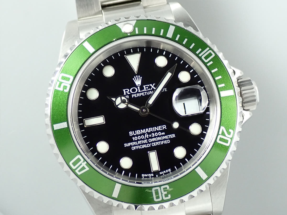 ロレックス サブマリーナー デイト Ref.16610LV ブラック文字盤 美中古 98C86100