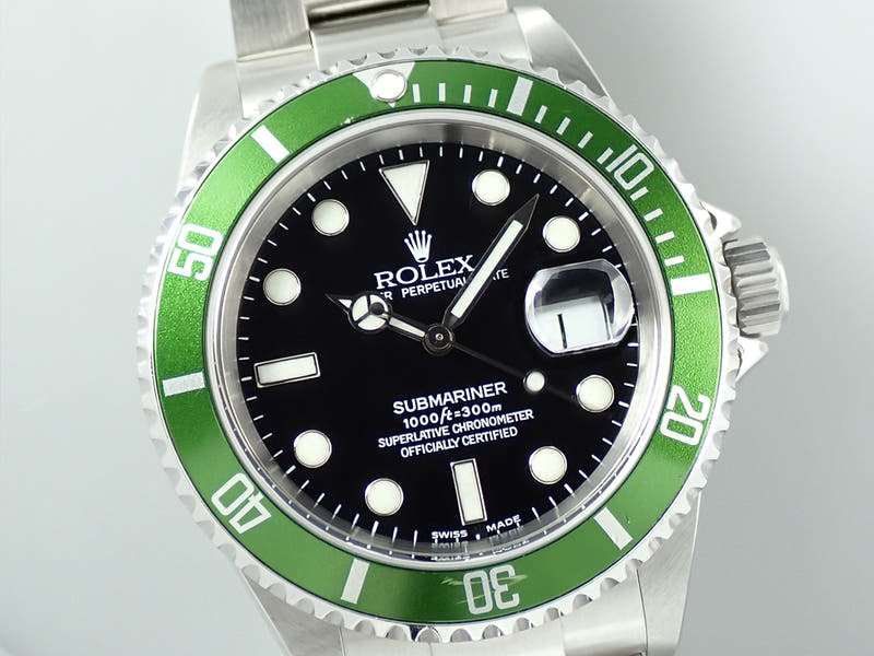 ロレックス サブマリーナー デイト Ref.16610LV ブラック文字盤 美中古 98C86100