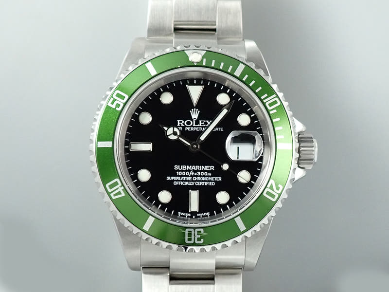 ロレックス サブマリーナー デイト Ref.16610LV ブラック文字盤 美中古 98C86100
