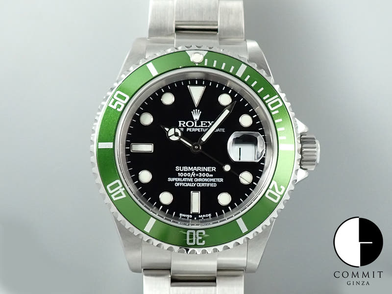 ロレックス サブマリーナー デイト Ref.16610LV ブラック文字盤 美中古 98C86100