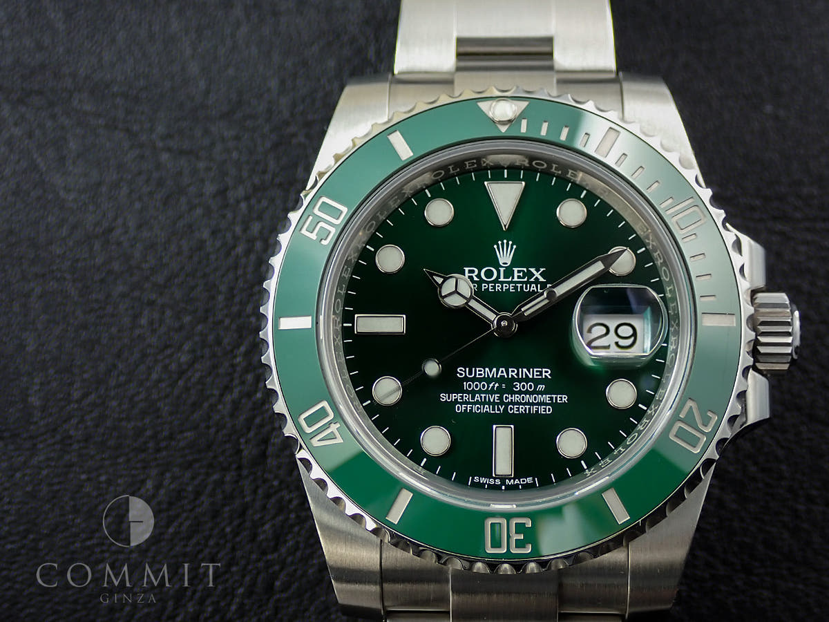 ロレックス サブマリーナー デイト Ref.116610LV グリーン文字盤 中古 7K0WWLMR