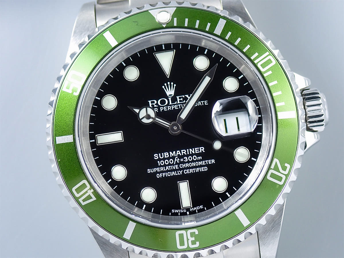 ロレックス サブマリーナー デイト Ref.16610LV ブラック文字盤 美中古 22244UA7
