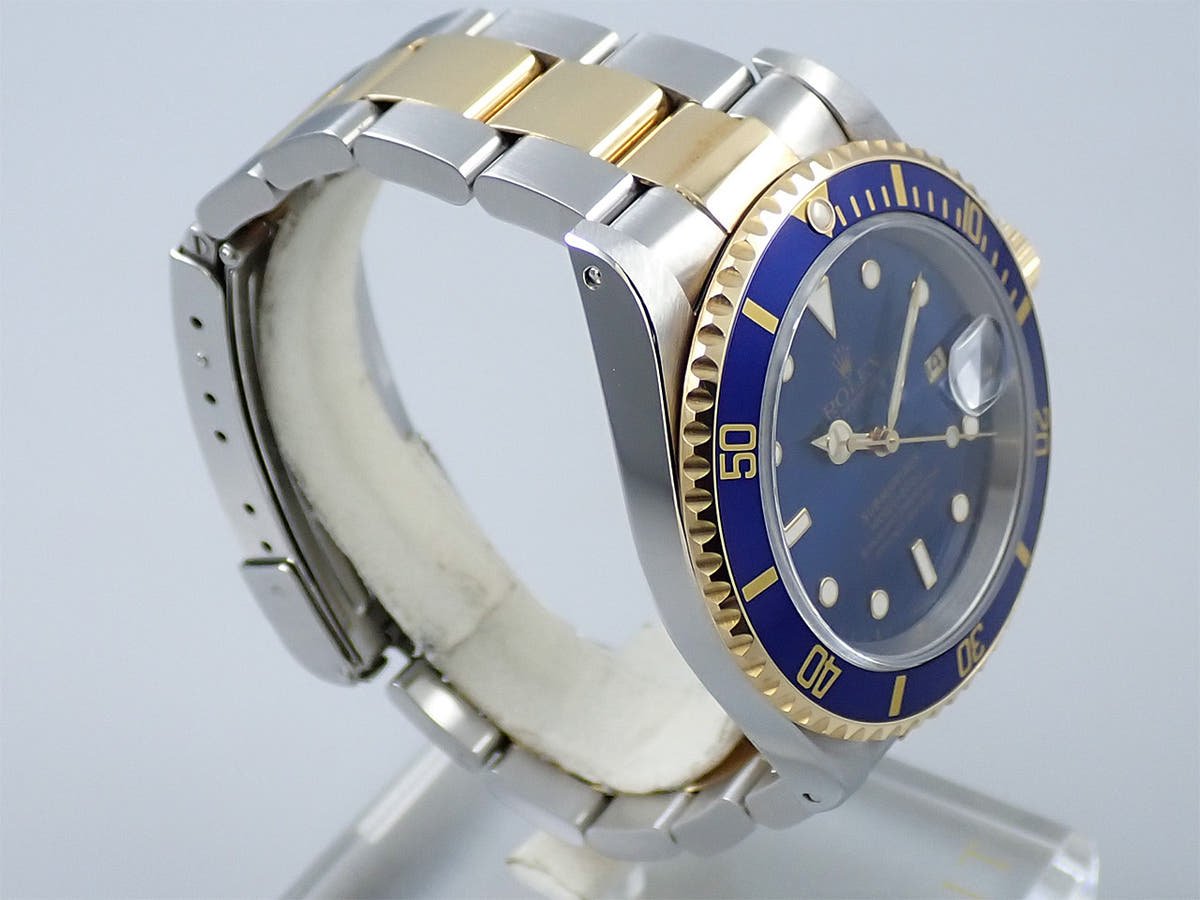 ロレックス サブマリーナー デイト Ref.16613 ブルー文字盤 中古 R254FYCZ