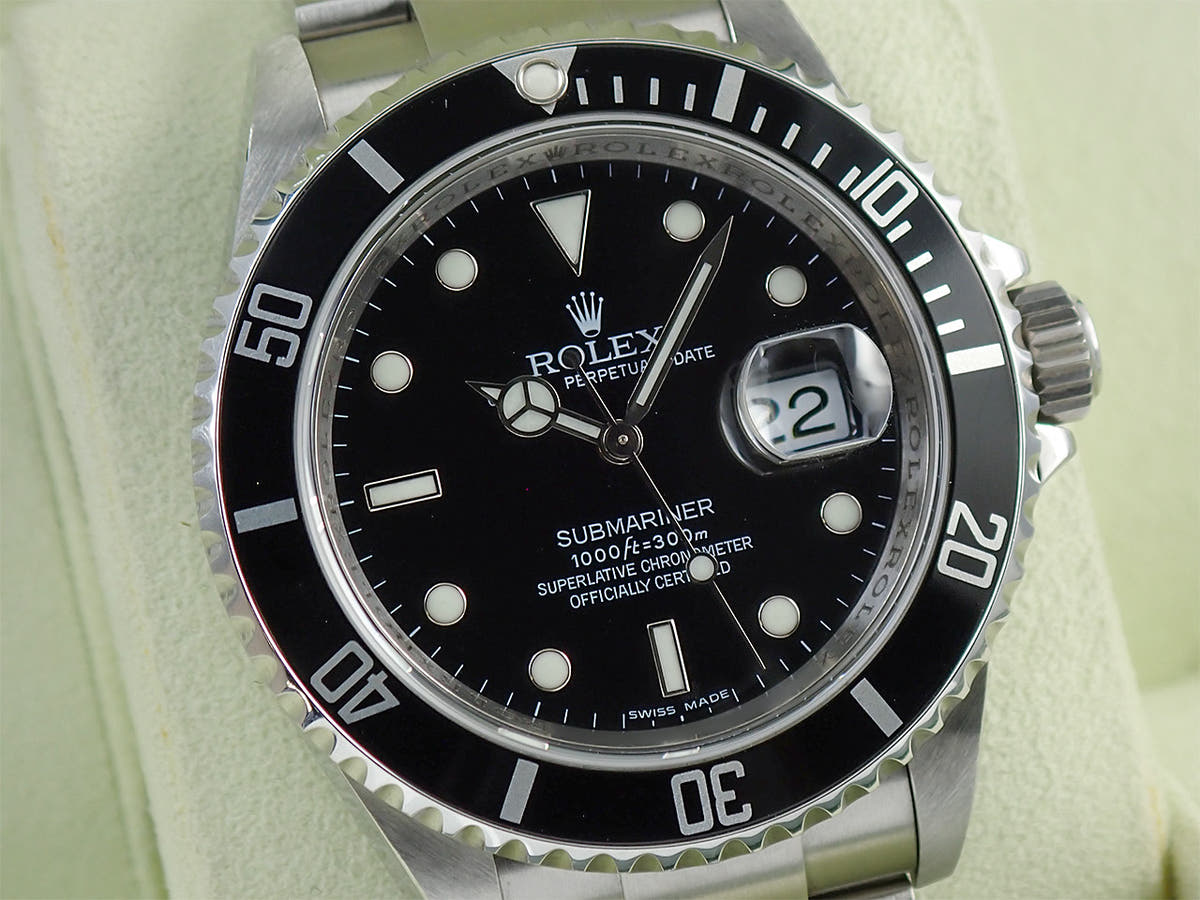 ロレックス サブマリーナー デイト Ref.16610 ブラック文字盤 中古 333TWCHT