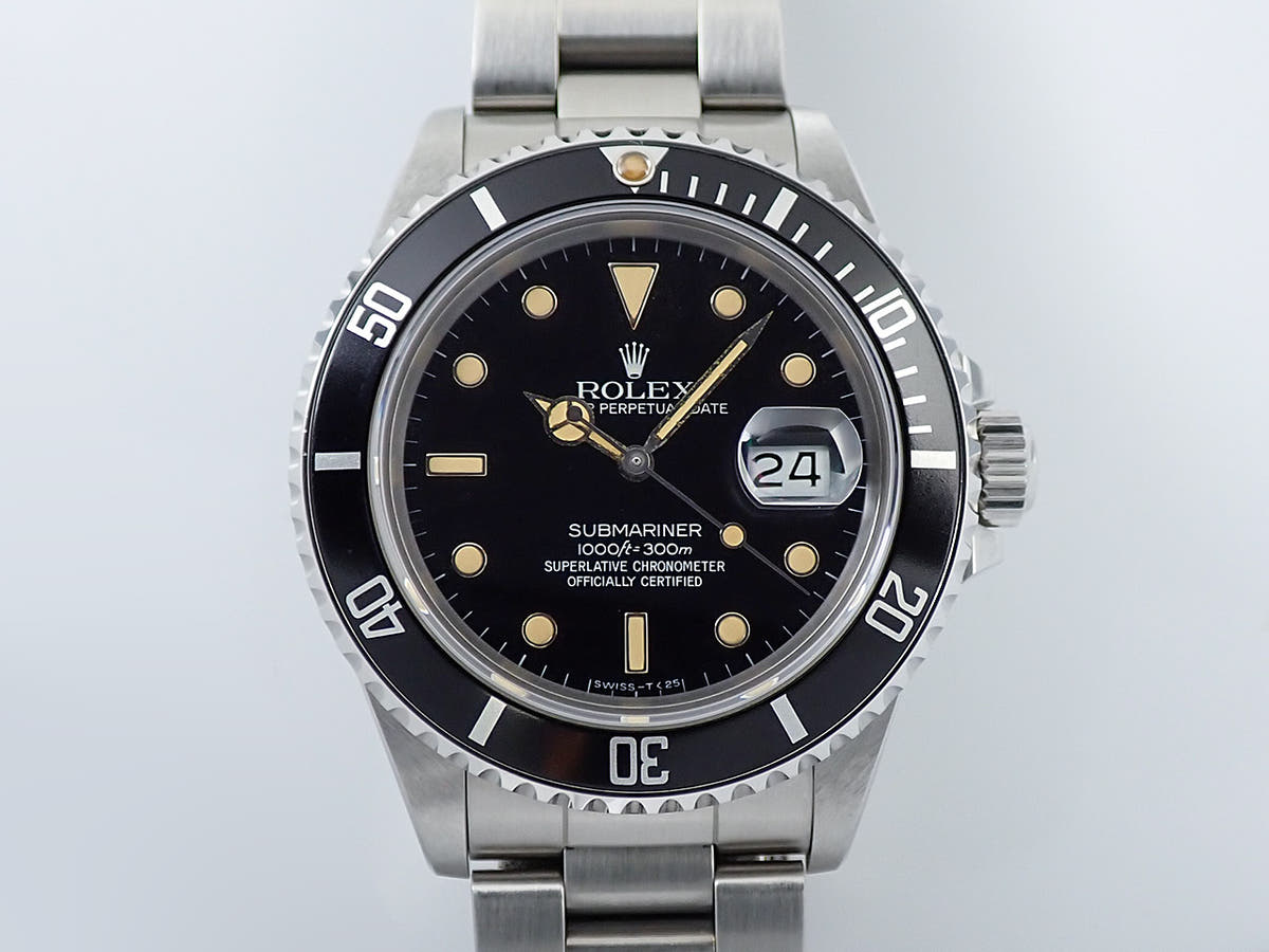 ロレックス サブマリーナー デイト Ref.16800 ブラック文字盤 美中古 8R8LUXC2
