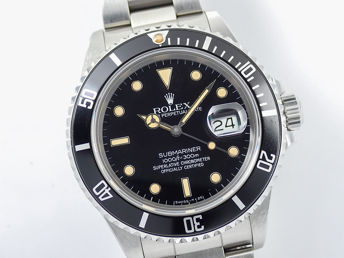 ロレックス サブマリーナー デイト Ref.16800 ブラック文字盤 美中古 8R8LUXC2