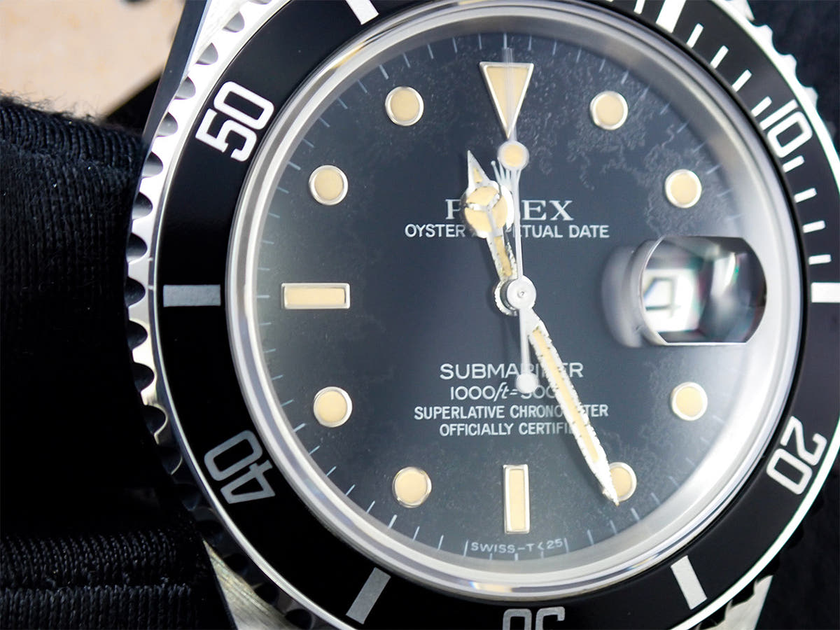 ロレックス サブマリーナー デイト Ref.16800 ブラック文字盤 美中古 8R8LUXC2