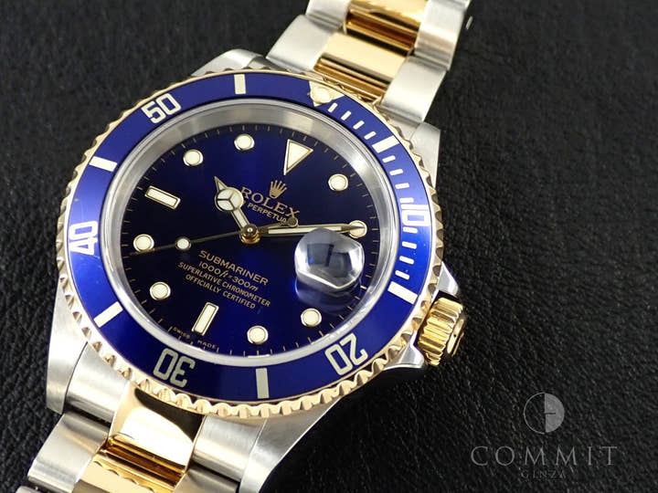 Rolex Submariner Date Ref. 16613 Stainless Steel/Yellow Gold Blue Dial