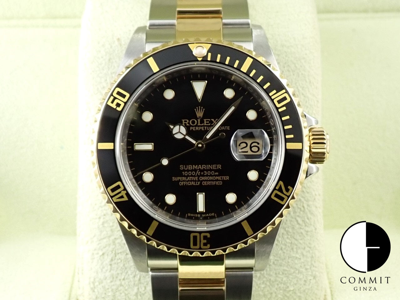 Rolex Submariner Date Ref.16613LN SS/YG Black Dial