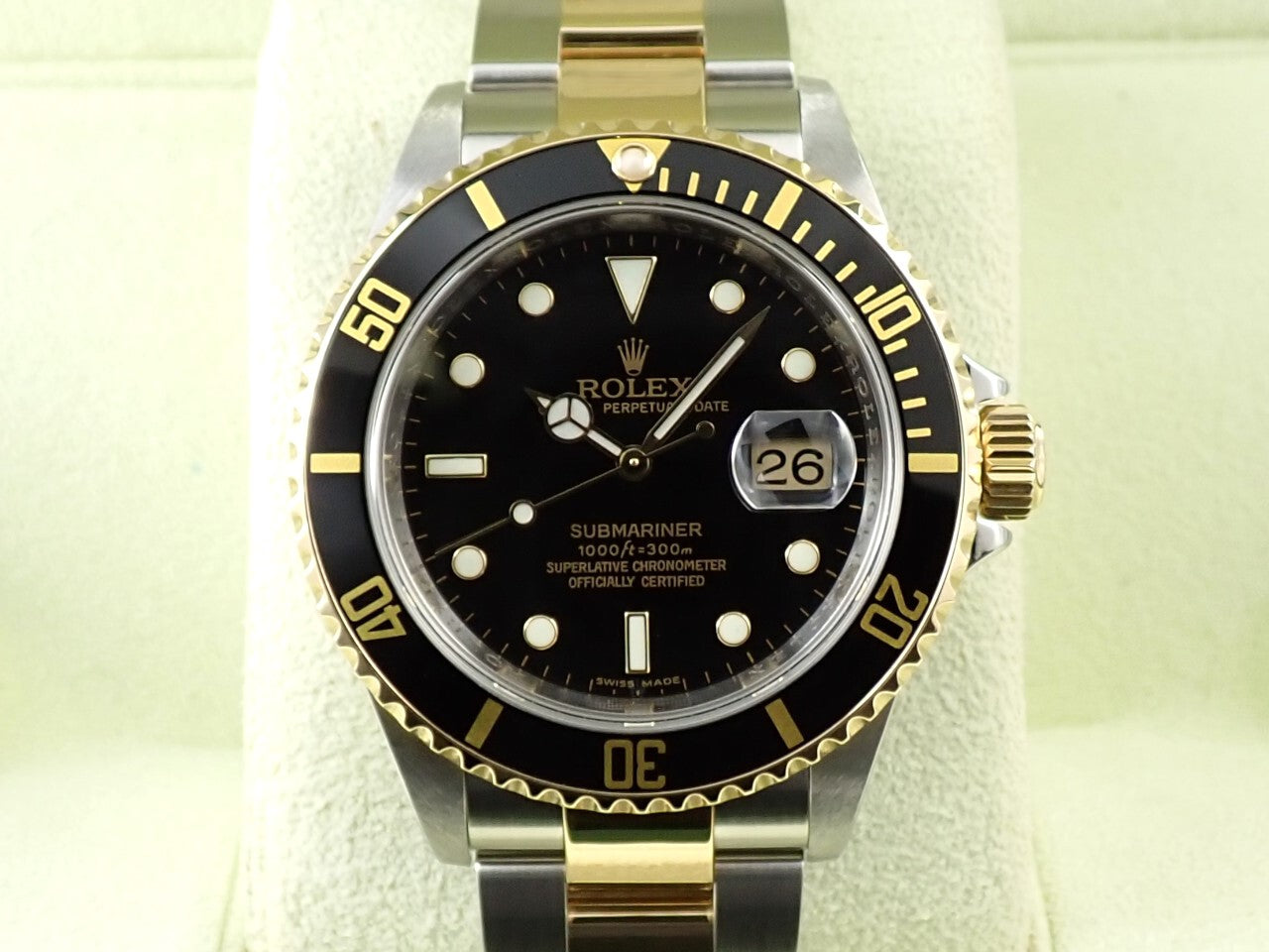 Rolex Submariner Date Ref.16613LN SS/YG Black Dial