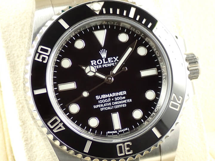 ロレックス サブマリーナー ノンデイト Ref.114060 ステンレススチール ブラック文字盤