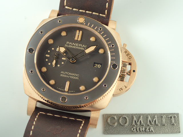 パネライ サブマーシブル 1950 3デイズ ブロンゾ 47mm PAM00968