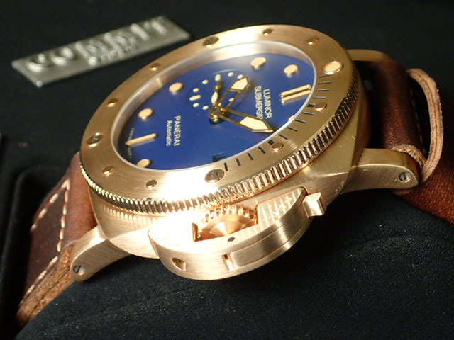 パネライ ルミノール SUBMERSIBLE 1950 3 DAYS POWER RESERVE AUTOMATIC BRONZO 47mm PAM00671 限定1000本