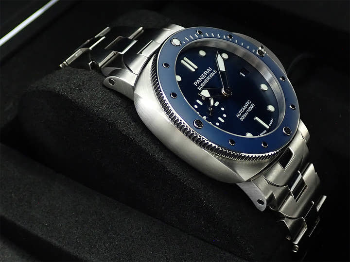 Panerai Submersible Blue Notte Ref.PAM01068 Blue Dial Good Condition MK6J6377