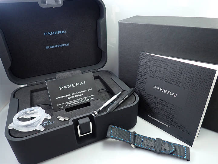 Panerai Submersible Blue Notte Ref.PAM01068 Blue Dial Good Condition MK6J6377