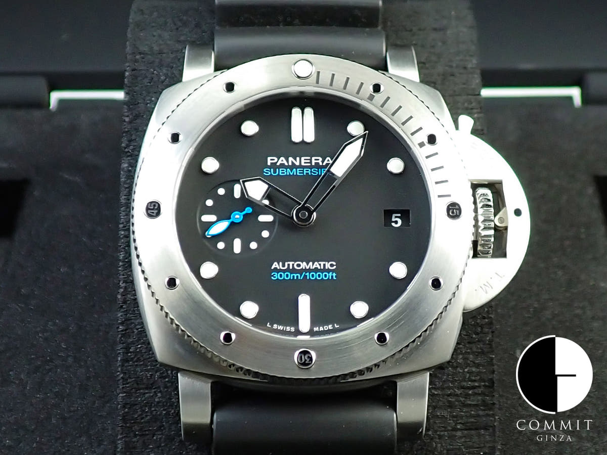 Panerai Submersible Ref.PAM00973 Black Dial Good Condition 92MVZWMY