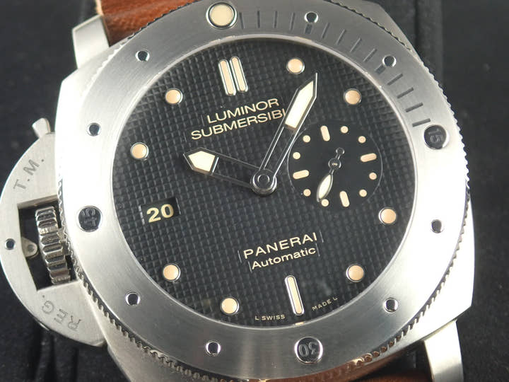 パネライ ルミノール Ref.PAM00569 ブラック文字盤 美品 submersible-3